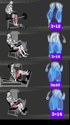 4 Best Machine Exercises for Bigger Legs 💪🔥