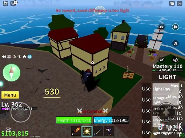 PvP Battles with Light Fruit in Blox Fruits Gameplay