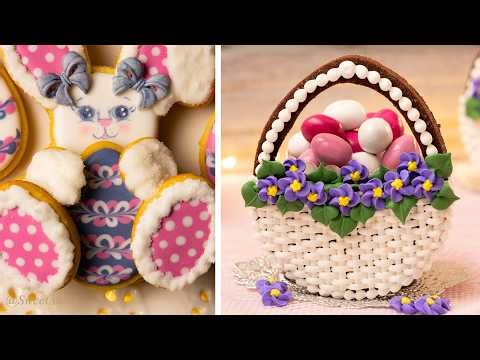 Amazing royal icing cookies for Easter | 30 minutes of relaxing cookie decorating