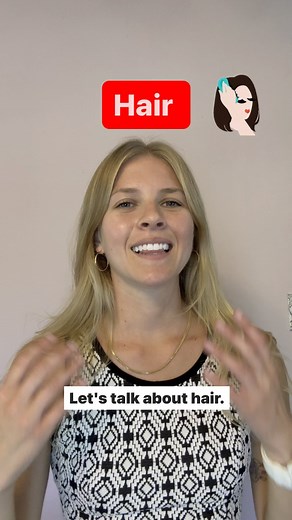 💇‍♀️ Hair - let’s learn about it! 🤩 Hair is a filament that grows from a hair follicle in the dermis of the skin. It consists mainly of tightly packed, keratin-filled cells called keratinocytes . 🚶‍♀️ The human body is almost completely covered with hair follicles. The part of a hair that is within the follicle is the hair root . 👇 What color hair do you have? Comment below! . . . . . #inglesonline #dicasdeingles #english #learnenglish #vocabulary #englishteacher #learning #grammar #educatio
