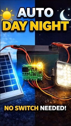 Automatic Day Night Switch – Light Turns ON Itself! 🌙💡