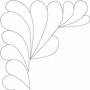 Irish Chain Quarter Quilt Block Kinsale Digital Design for Computer Longarm Quilting and Laser Engraving, Texture Design,vector Art,quilter - Etsy Australia