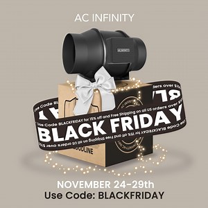 1K views · 27 reactions | BLACK FRIDAY SALE! Use Code BLACKFRIDAY for 15% off and Free Shipping on all US orders over $100! Sale starts November 24-29 while supplies last! www.acinfinity.com #acinfinity #blackfriday | AC Infinity Inc. | Facebook