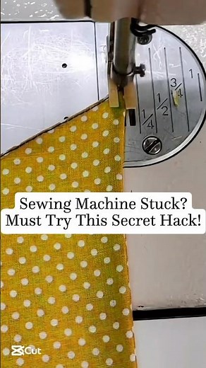 What to do when sewing machine needle gets stuck!#Sewingtrick #viral #shorts #video #shortsfeed