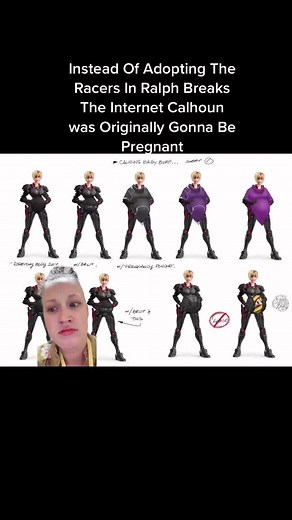 Calhoun's Original Backstory: Pregnant in Ralph Breaks the Internet?