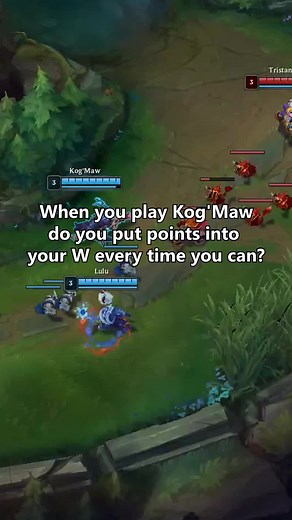 Optimizing Kog'Maw Skills in League of Legends