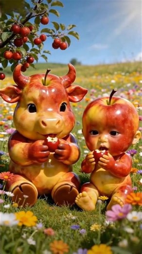 Sweetest Friendship in the Orchard #shorts