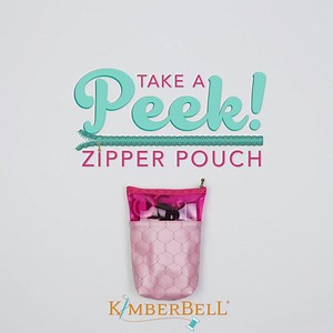 Take a Peek! Zipper Pouches make us want to get up and dance!! 💗 Made with Sweet as Candy Colored Vinyl (NEW!), Embroidery Leather, and colorful Lace Zippers. These Zipper Pouches are fun, vibrant, and make the perfect gift! Contact your favorite quilt shop to purchase today!! | Kimberbell Designs