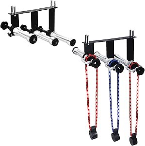 Backdrop Wall Mount, ZBWW Backdrop Roller System, Photography 3 Roller Wall Mounting for Photo Studio, Living Streaming