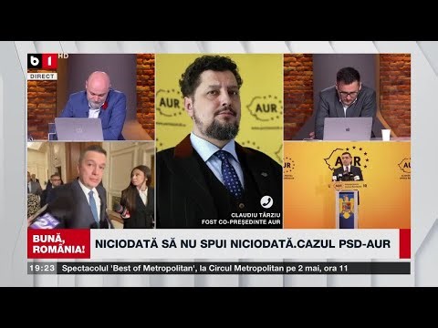 BUNĂ, ROMÂNIA! Proiect pe INTEGRITATE, amânat de MARINESCU/ TÂRZIU, despre sprijin AUR pt. PSD.P2/2