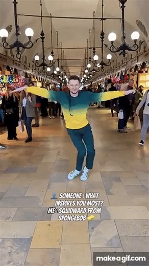Insane smooth Squidward on Make a GIF