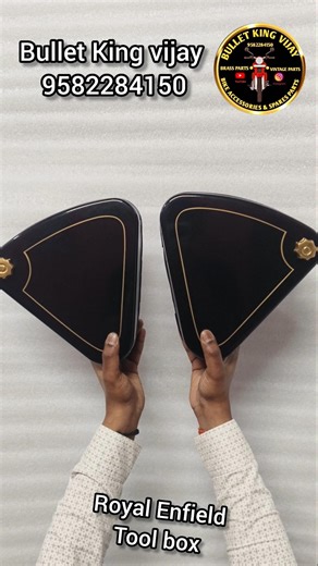 Royal Enfield tool box | Royal Enfield black colour flat tool box #toolbox#royalenfield