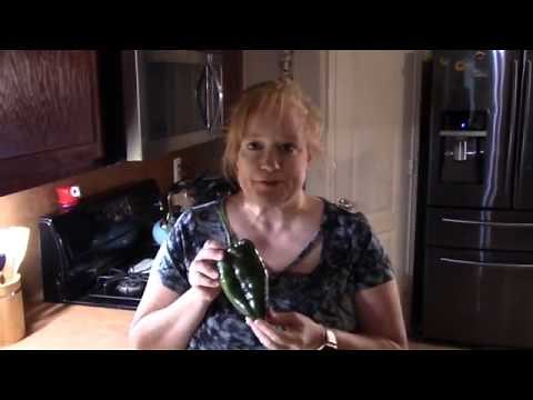 Roasting Poblano Peppers