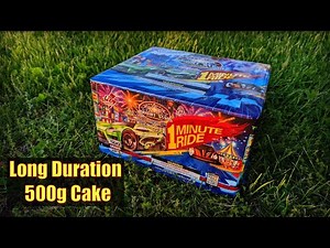 1 Minute Ride - Bright Star Fireworks (Long Duration 500g Cake)