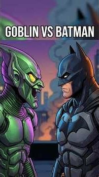 Batman🦇 vs Green Goblin 🎃 #whatif #marvel #dc #batman #greengoblin #shorts