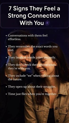 7 Clear Signs They’re Deeply Connected to You 🌌💫