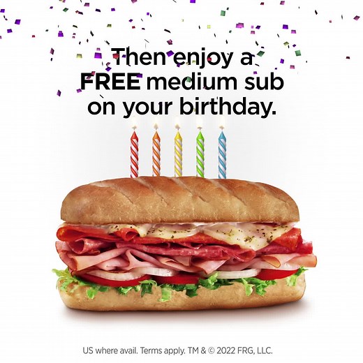 Celebrate your birthday at Firehouse Subs with a FREE medium sub of your choice. Become a rewards member & let the party start! | Firehouse Subs