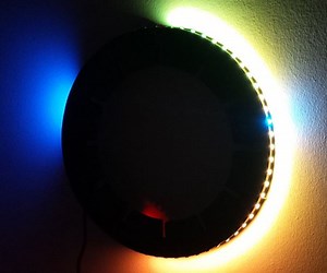 Glowing LED Wall Watch
