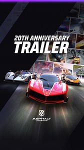 245K views · 1.5K reactions | It's time to Celebrate!​ Join our 20th Anniversary Celebration for a season full of nostalgia, free gifts, and a brand new track that will teleport you through time! | Asphalt Legends | Facebook