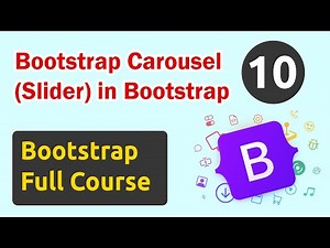 Bootstrap Carousel (Slider) | Bootstrap Full Course