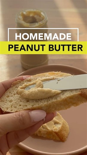 Stop Buying Peanut Butter! 🥜 Make It at Home in 10 Minutes (Creamy & Healthy Recipe)