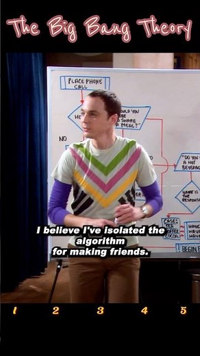 Sheldon Turns Friendship Into a Flowchart 🤯 | The Big Bang Theory