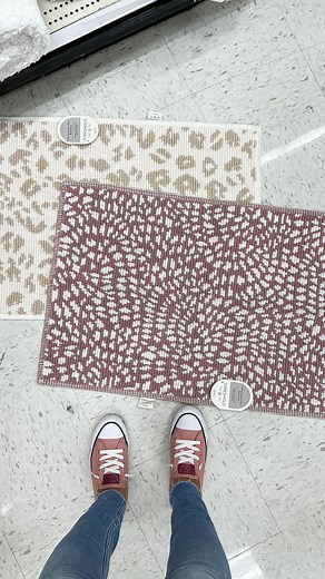 Target Junkie on Instagram: "Tons of new bath rugs at Target! There’s also matching towels available too! I have these linked in my stories + bio ☺️ #targetfinds #targethome #neutralstyle #neutraldecor #targetstyle #target #targetdeals #sharemytargetstyle #targetshopping #targetshopper #targetmademedoit #targetobsessed #targetlife #targetmom #targetdollarspot #studyspace #newhomeowner #smallspaceliving #bathroomstyle #newattarget #bathroomdesign #bathroomdecor #bathroomideas"