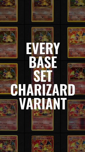 All Base Set Charizard Pokemon Cards: 17 Variants Explained