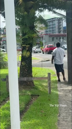 1.3M views · 16K reactions | #FijiTimesNews A man was apprehended by police at the Magistrates’ Court complex this afternoon. Witnesses reported hearing a woman screaming moments before a man was seen running from the area. Police officers nearby responded immediately and gave chase, apprehending the suspect a short distance away. The incident caused brief alarm among members of the public at the court complex. #Fiji #FijiNews 🎥 ANDREW NAIDU | The Fiji Times | Facebook
