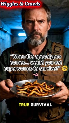 Can Superworms Save You During the Apocalypse? #superworm #survival #warcrisis #foodcrisis