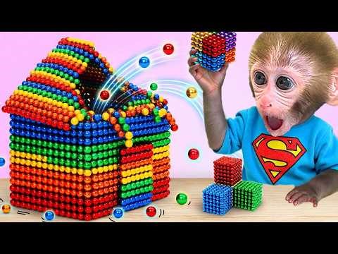 Monkey Baby Bon Bon and Duckling's Mischief with the Giant Melted M&M Candy Bag