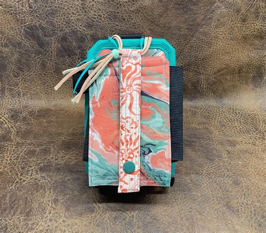 Scanner/phone Holder With Belt Clip, ID Holder - Designed to Fit New Postal Scanners. (peach Aqua-1) - Etsy