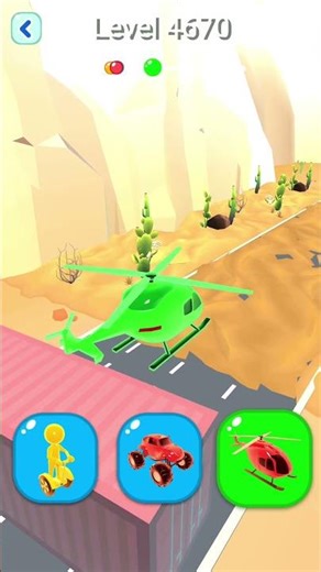 Shape shifting2 game level #4670 hyper casual game #shapeshifting #gameplay #gaming #shortvideo...