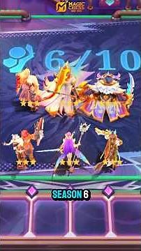 5 HEROES WITH UNIQUE SKILLS AT 3 STARS IN SEASON 6 #MagicChessGoGo #MCGGIDCreators