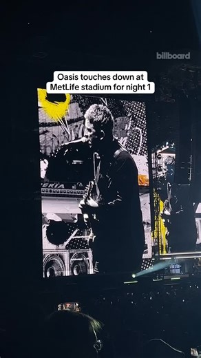 13K views · 734 reactions | “GET UP!” ️ @oasis brings “Morning Glory” to night 1 of #OasisLive25 at MetLife stadium in New Jersey. | Billboard | Facebook