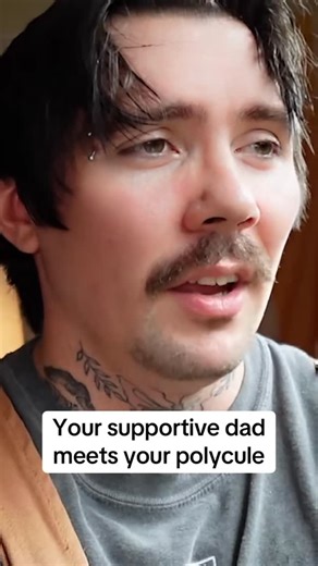 Eric Clay Smith on Instagram: "He doesn’t quite get it #funny #relatable #audios #satire #reels #explore #comingout #polyamory #puns #dadjokes"