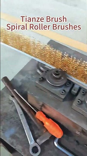 Winding Spiral Strip Roller Brushes: Everything you need to know for industrical brushes. #factory