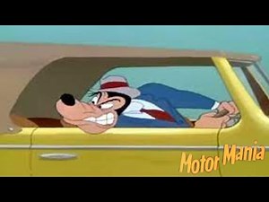 Motor Mania 1950 Disney Goofy Cartoon Short Film | Animation Review