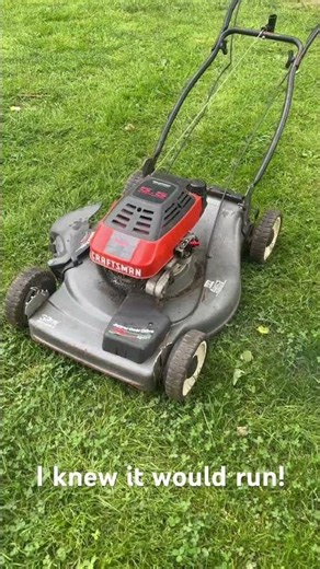 Craftsman mower with an eager-1 5.5hp Tecumseh engine. Front wheel drive.