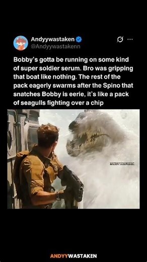 In Jurassic World Rebirth (2025), The Way They Swarmed Him...