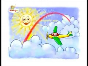 baby tv art airplane