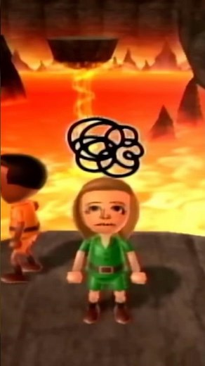 I cursed Abby in Wii Party Board Game Island