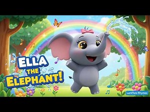 Ella the Elephant 🐘 | Fun Action Song for Kids | LumiTots Rhymes