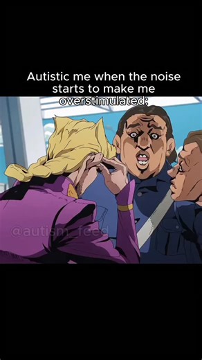 AUTISM FEED 👑 on Instagram: "when the noise goes from ‘fine’ to ‘please make it stop’ in 0.2 seconds Follow 🩵@autism_feed for more!"