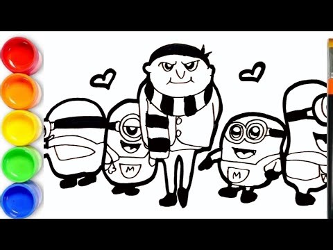 Drawing Minions the Rise of Gru Characters
