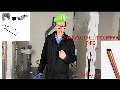 How to cut copper pipe - 3 different ways with 2 worksheets at the end