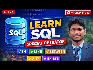 Special Operator use in SQL || Structure Query Language Part-3