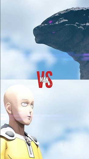 Godzilla vs One Punch Man: Who Wins? 🤔 | #onepunchman #godzilla