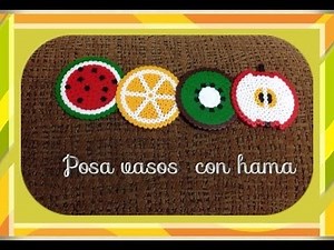 hama beads posavasos (pyssla ikea) DIY tutorial