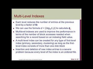 chapter 4_12 Multi level index